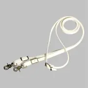 READY MADE-White ENGLISH REINS with SNAPS made from Beta Biothane