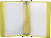 Page-Turning Document Holder, Wall-Mounted Reference System, Letter Size, Used to Query and Display Information, Multi-Color (Color : B)
