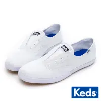 在飛比找momo購物網優惠-【Keds】CHILLAX 經典水洗斜紋休閒鞋-白(9191