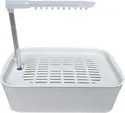 Parrot Bathtub, Automatic Bird Shower, USB Powered Bath Tub, Pet Cage Bathing Toy, 12.99 x 8.66 x 10.24 inches, Small Medium Breeds, Fun Interactive Grooming