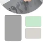 Diatomaceous Earth Water Absorbing Bath Mat with Modern Aesthetic Design