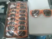 24 Jefferson Ocean Aged At Sea Small Batch Bourbon Orange Logo Sunglasses Resale