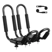 Soft Kayak Roof Rack Carrier with J-Shape Design for Cars and SUVs