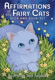 AFFIRMATIONS OF THE FAIRY CATS Card Deck & Book Set faery cat tarot oracle