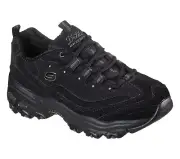 skechers women`s D`lites play on black 11949
