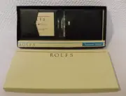 ROLFS Townsman Billfold Mens Wallet Black Leather New in Box 1985 NWT Tag Card