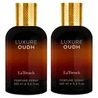La French Luxure Oudh Luxury Perfume for Men - 100ml Eau De Parfume Pack of 2