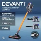 Devanti Handheld Vacuum Cleaner Stick Cordless Bagless 2-Speed Spare HEPA Filter