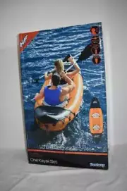 Bestway Hydro-Force Lite-Rapid X2 Tandem Kayak Orange/Black 65077E NIB