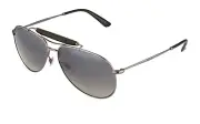 GUCCI WOMEN'S SLIM GRADIENT AVIATOR SUNGLASSES, BLACK