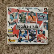 2021 Rookies & Stars Longevity Mega Box Football NFL 1 AUTO & MEM FREE SHIPPING
