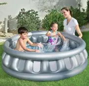 BESTWAY INFLATABLE GARDEN SPACESHIP KIDS SWIMMING PADDLE POOL FAMILY WATER FUN
