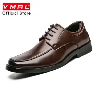 在飛比找蝦皮商城優惠-VMAL方頭男士皮鞋工裝商務正裝男鞋38-48