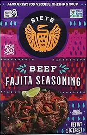 Siete Seasoning Beef Fajita 1 OZ