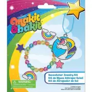 DIY Makit & Bakit Unicorn Rainbow Stained Glass Bracelet Suncatcher Kit Kids