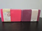 Manduka Recycled Foam Yoga Block Set of 2 New, Sealed color Hermosa
