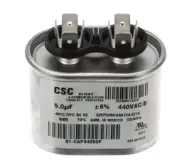 York 325P505H44A15A4ZY9 Capacitor Run 5uF 440VAC 50/60HZ Oval