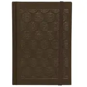 Lantern Studios Linen A5 Journal/Notebook Hardcover Log Stationery Chocolate