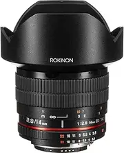 Rokinon 14mm f/2.8 IF ED UMC Ultra Wide Angle Fixed Lens w/Built-in AE Chip for Nikon