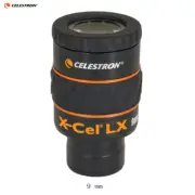 Celestron 1.25'' X-cel Series 60° field of view 9mm Eyepiece Lens for Telescope