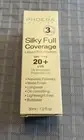 Phoera Make-up Silky Full Coverage Liquid Foundation #102 Nude 30ml/1.0oz NWB