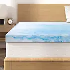 Bedstory 3 Inch Memory Foam Mattress Topper Queen Size, Gel Infused Swirl Memor