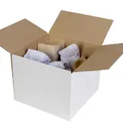 Marbig Professional Shipping Box Carton White 420x400x300mm Pack 25