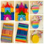 Handbag Pop Its Push It Pop Bubble Fidget Toy Sensory Stress Relief Chess Tiktok