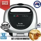 Breville Toasted Sandwich Press Jaffle Maker Nonstick Bread Grill Plate Big Fill