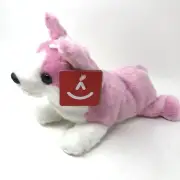 Aurora - Mini Flopsie Rose Corgi Dog Stuffed Animal Plush Pink 8” NEW!
