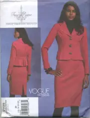 Vogue Tracy Reese Sewing Pattern Jacket & Skirt Suit Size FF 16 - 22 V1126