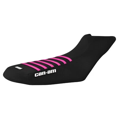 Can Am Outlander 570-1000 XMR X GEN 2 Seat Cover BLACK w/ PINK RIBS Logo #360