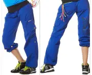 ZUMBA CARGO PANTS Converts to CAPRI HIPHOP Convention U.K HARRODS RARE! S M L XL