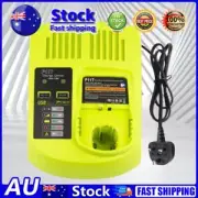 Charger Replacement P100/108 3A Charger for Ryobi 18V One+ Plus Battery