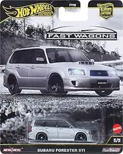 [Hot Wheels] JBK87 Car Culture Fast Wagon Subaru Forester STI Vehicle Toy Mini Car 3 Years Old Silver