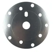 ProBMX Alloy BMX Power Disc #2 110 & 130 BCD Silver - Old School BMX Style