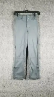 Champro Youth Sz S Open Bottom Baseball Pants Gray NWT BP9U Little League Solid