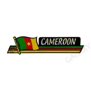 Cameroon Bumper Sticker / Flag Sticker / "3 x 11 3/4" Bumper Sticker