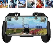 Mobile Phone PUBG Game Controller L1R1 Shoot and Aim Trigger Joystick Ergonomic Gamepad for PUBG Mobile/Knives Out,Phone Gaming Controller for 4.7''- 7.0'' Android & iOS (H6 Black)