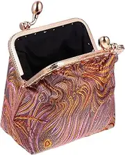 [VALICLUD] Stylish Mini Coin Purse Cute Coin Bag for Women Kiss Lock Design Portable Change Purse Perfect for Shopping Travel Daily Use