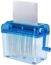 Portable Shredder - Hand-Operated Shredder, Compact Document Shredder, Paper Shredding Device | Paper Cutting Tool with Hand Operations, Tiny Paper Shredder Ideal for Offices, Stores, Residences