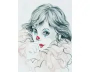 "Harlequin" Printed Needlepoint Tapestry Canvas 10186