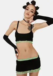 Candid Comment Skirt Set