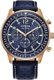 NWT Citizen - CA4503-00L - Men's Eco-Drive Chronograph Rose Gold Watch