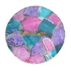 Mix Natural Agate Table Top Round Table Side Table Coffee Table Patio