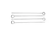 6x 4pc Cuisena 30cm Stainless Steel Skewer Set Food Baking Grilling Utensil SLV