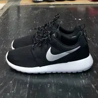 在飛比找Yahoo!奇摩拍賣優惠-NIKE ROSHE ONE RUN 黑色 白色 黑白 銀色