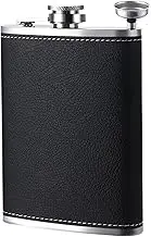 Drinking Liquor Flask,Stainless Steel Hip Flask with Funnel 8oz Alcohol Flask | Portable Drinking Pot Leak-Proof Liquor Flask for Wine & Liquor