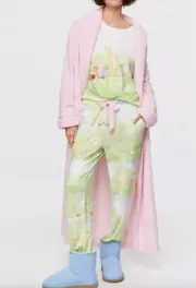 NEW PETER ALEXANDER GUESS HOW MUCH I LOVE YOU PLUSH PJ TOP + PANTS SET XL RP$139