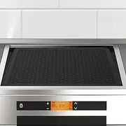RdjEokf Silicone Stove Top Covers Heat Resistant Silicone Stove Mat 28×20in Large Silicone Stove Top Protector Rv Silicone Cooktop Protector Mat to Protect Kitchen Counter Surface for Counter (Black)